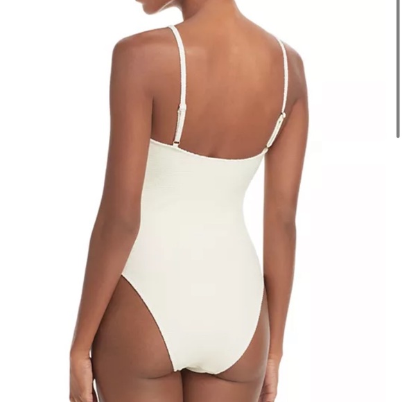 NEW Faithfull the Brand Minelli one piece womens M beige - Picture 2 of 6